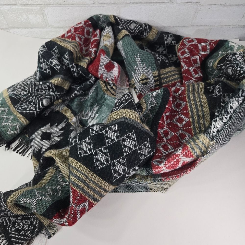 Cute oversized printed scarf‎